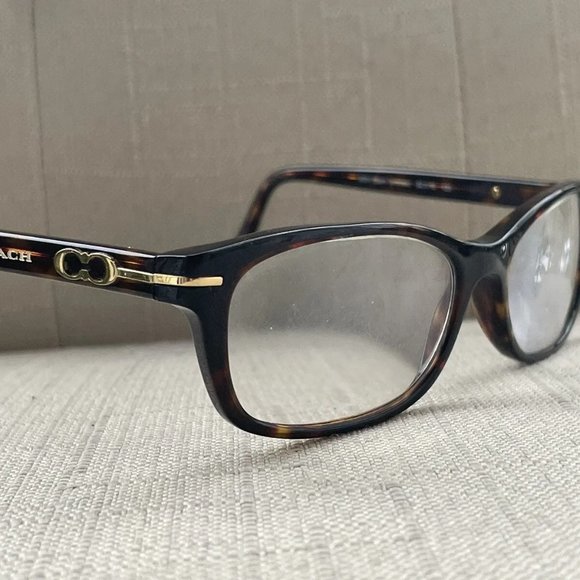 Coach Women Eyeglasses Frame Brown Tortoise ELISE 52[]16 135 Glasses - Picture 2 of 12